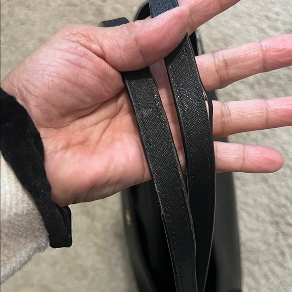 Tory Burch Black Tote with Gold Accents - Picture 8 of 14